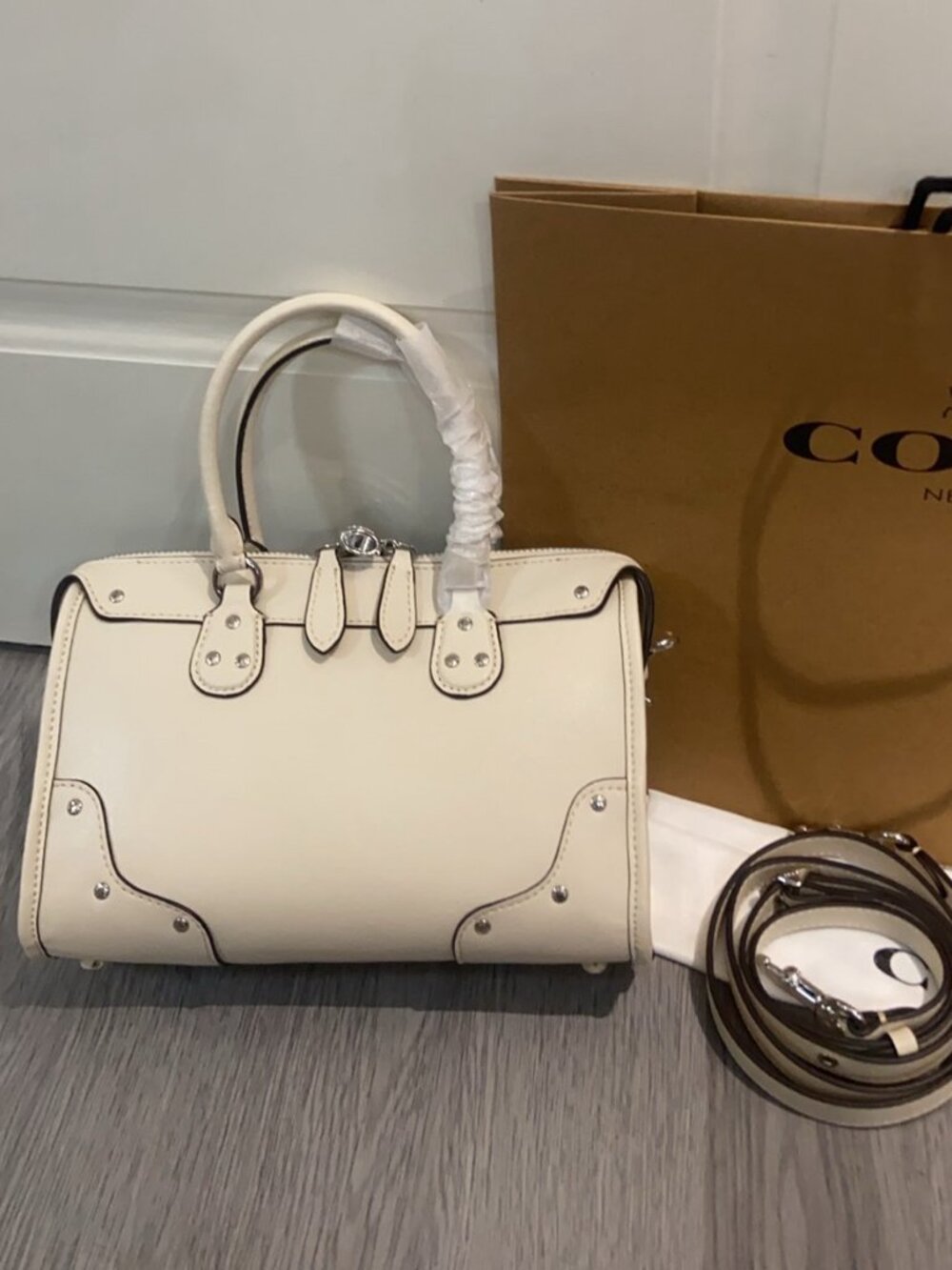 Coach Retro Riveted Doctor Handbag - Picture 2 of 6